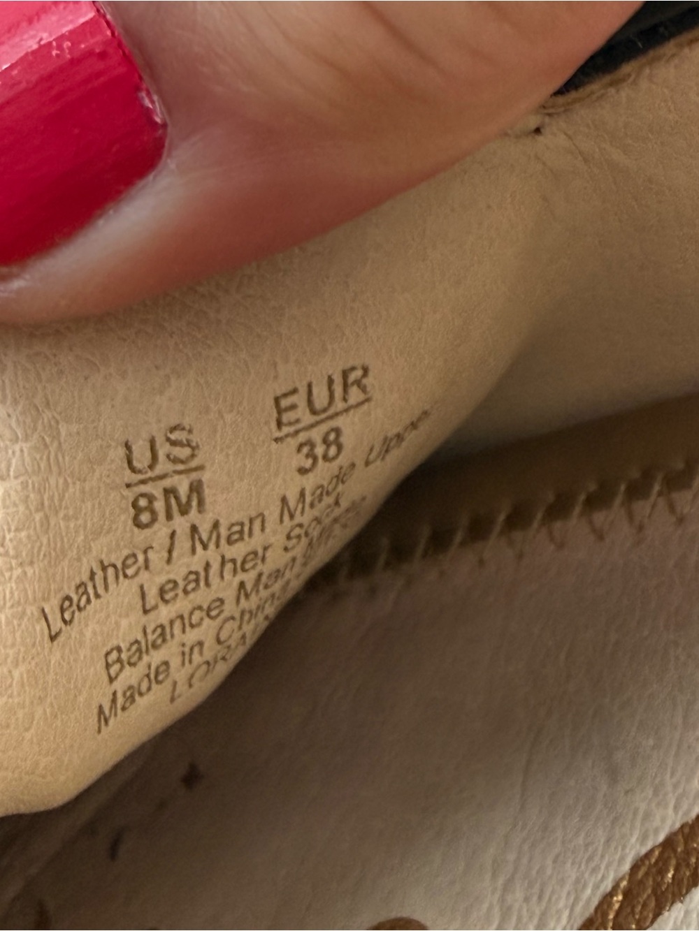 Sam Edelman beige/brown/black calf hair loafers size 8 - Picture 6 of 8